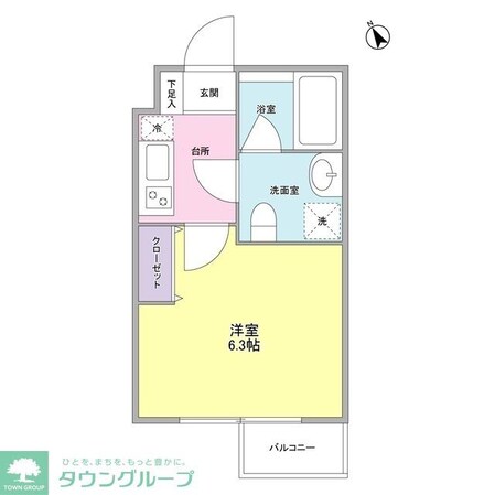ヒルサイド二子玉川の物件間取画像